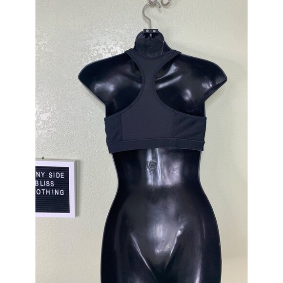 Nike Dry Fit Gray & Black Reversible Sports Bra Size Medium - Picture 7 of 10